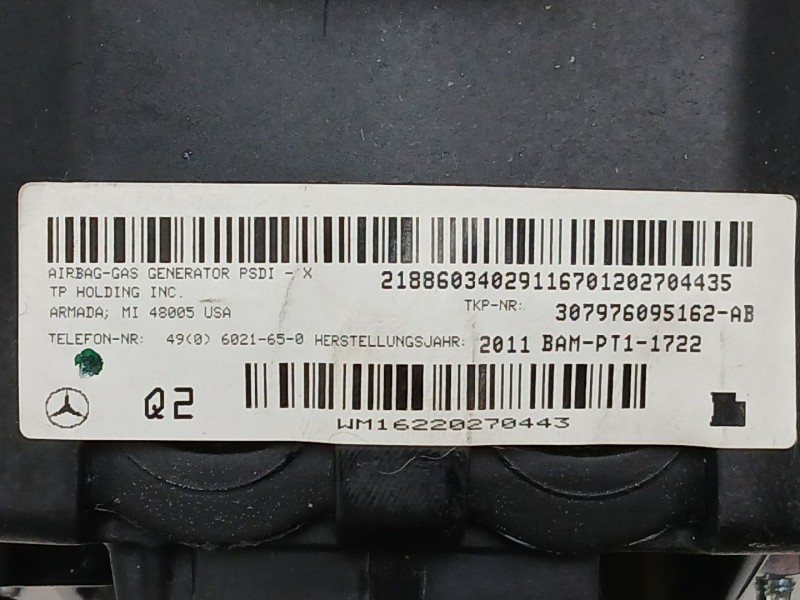 Recambio de kit airbag para mercedes-benz clase b sports tourer (w246, w242) b 180 cdi (246.200) referencia OEM IAM A24668000879