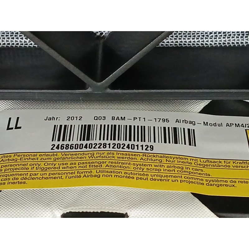 Recambio de kit airbag para mercedes-benz clase b sports tourer (w246, w242) b 180 cdi (246.200) referencia OEM IAM A24668000879
