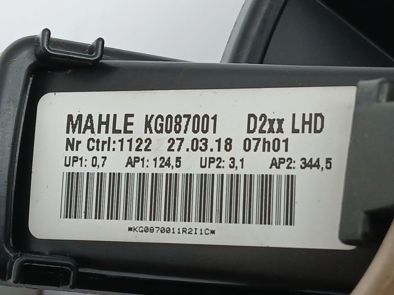 Recambio de motor calefaccion para opel astra k sports tourer (b16) 1.4 turbo (35) referencia OEM IAM KG087001  