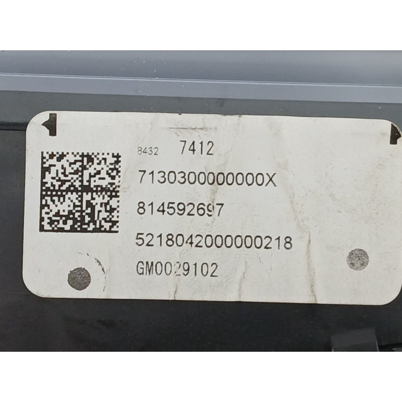 Recambio de pantalla multifuncion para opel astra k sports tourer (b16) 1.4 turbo (35) referencia OEM IAM 84327412  814592697