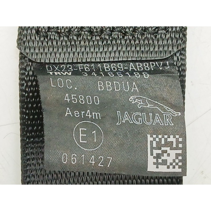 Recambio de cinturon seguridad trasero izquierdo para jaguar xf i (x250) 3.0 d referencia OEM IAM DX23F611B69AB8PVJ  DX23F611B69