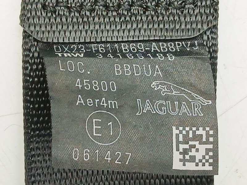 Recambio de cinturon seguridad trasero izquierdo para jaguar xf i (x250) 3.0 d referencia OEM IAM DX23F611B69AB8PVJ  DX23F611B69