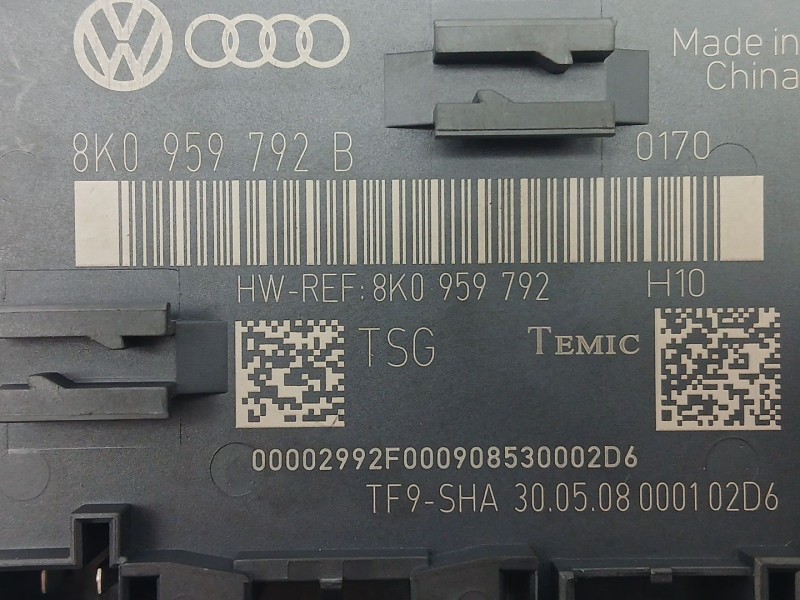 Recambio de modulo electronico para audi a4 allroad b8 (8kh) 2.0 tdi quattro referencia OEM IAM 8K0959792B  8K0959792
