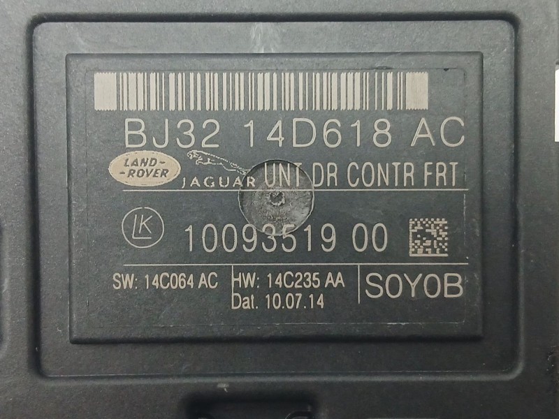 Recambio de modulo electronico para jaguar xf i (x250) 3.0 d referencia OEM IAM BJ3214D618AC  1009351900