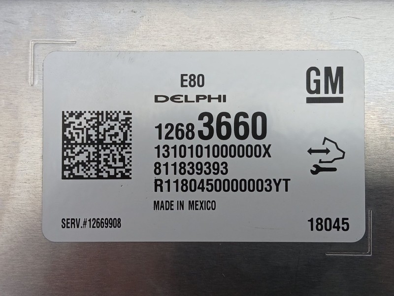 Recambio de centralita motor uce para opel astra k sports tourer (b16) 1.4 turbo (35) referencia OEM IAM 12683660  811839393