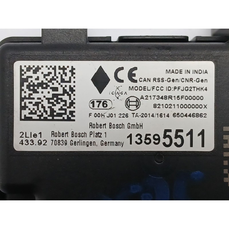 Recambio de modulo electronico para opel astra k sports tourer (b16) 1.4 turbo (35) referencia OEM IAM 13595511  F00HJ01226