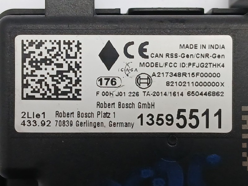 Recambio de modulo electronico para opel astra k sports tourer (b16) 1.4 turbo (35) referencia OEM IAM 13595511  F00HJ01226