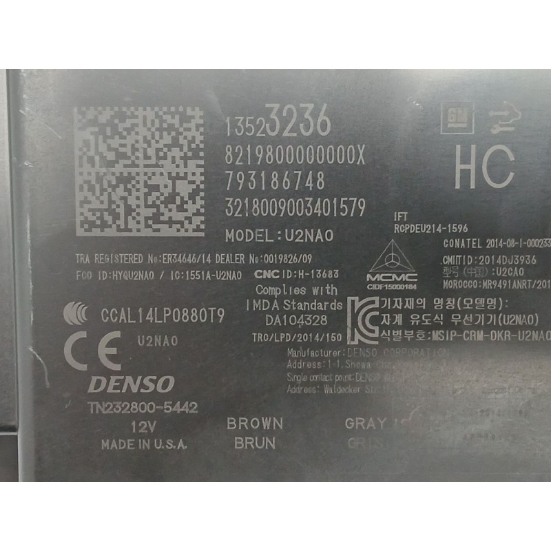 Recambio de modulo electronico para opel astra k sports tourer (b16) 1.4 turbo (35) referencia OEM IAM 13523236  793186748