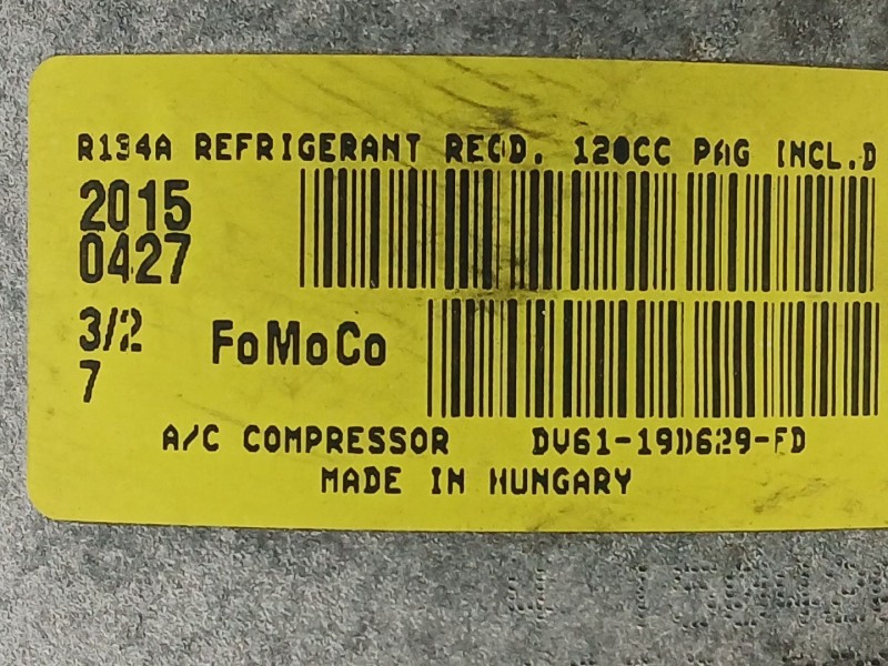 Recambio de compresor aire acondicionado para ford grand c-max (dxa/cb7, dxa/ceu) 1.0 ecoboost referencia OEM IAM DV6119D629FD  