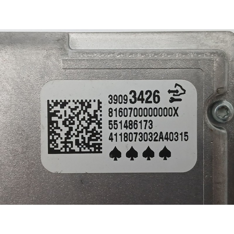 Recambio de modulo electronico para opel astra k sports tourer (b16) 1.4 turbo (35) referencia OEM IAM 39093426  551486173