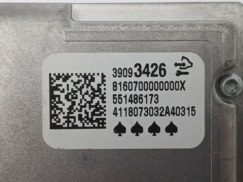 Recambio de modulo electronico para opel astra k sports tourer (b16) 1.4 turbo (35) referencia OEM IAM 39093426  551486173
