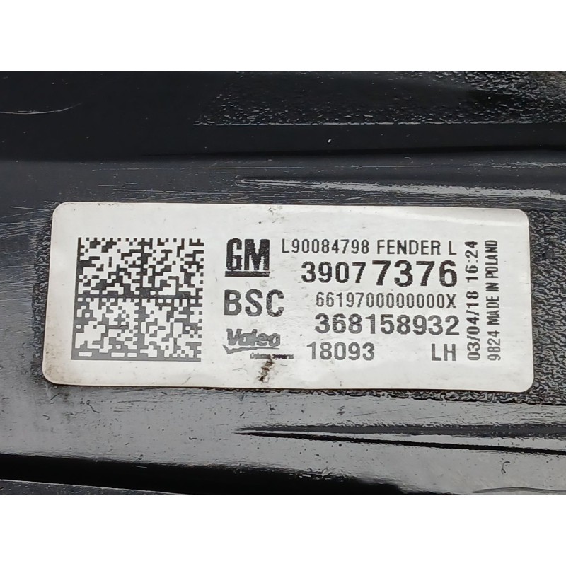 Recambio de piloto trasero izquierdo para opel astra k sports tourer (b16) 1.4 turbo (35) referencia OEM IAM 39077376  368158932