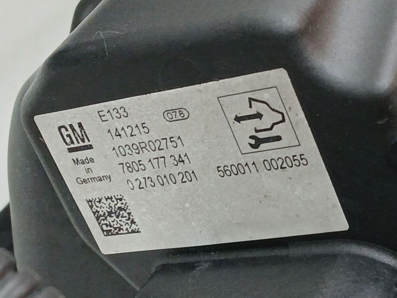 Recambio de cremallera direccion para opel astra k (b16) 1.6 turbo (68) referencia OEM IAM 13413953 1039R02751 0196B00243