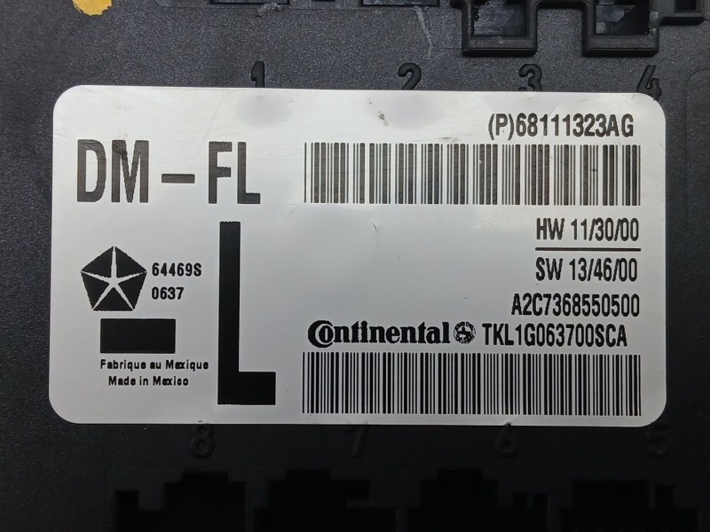Recambio de modulo electronico para jeep cherokee (kl) 2.2 crd 4x4 referencia OEM IAM 68111323AG  A2C7368550500