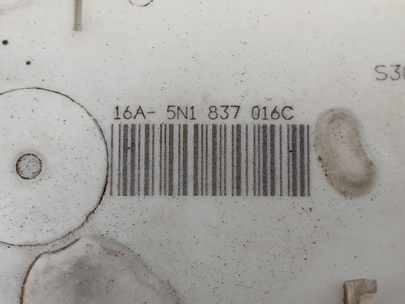 Recambio de cerradura puerta delantera derecha para volkswagen scirocco iii (137, 138) 2.0 tdi referencia OEM IAM 5N1837016C  