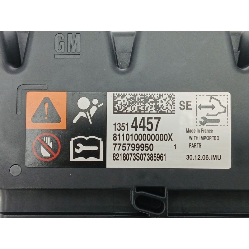 Recambio de kit airbag para opel astra k sports tourer (b16) 1.4 turbo (35) referencia OEM IAM 39085189 775799950 13514457