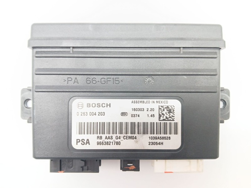 Recambio de modulo electronico para peugeot partner tepee 1.6 bluehdi 100 referencia OEM IAM 9663821780  0263004203