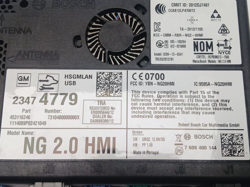 Recambio de modulo electronico para opel insignia a (g09) 2.0 cdti (68) referencia OEM IAM 23474779  