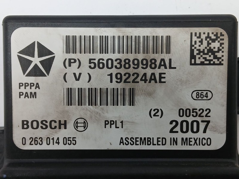 Recambio de modulo electronico para jeep cherokee (kl) 2.2 crd 4x4 referencia OEM IAM 56038998AL  0263014055