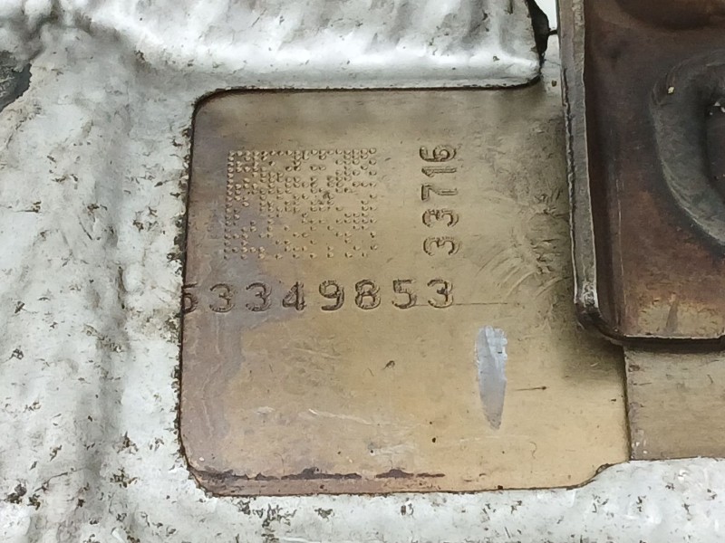 Recambio de catalizador para jeep cherokee (kl) 2.2 crd 4x4 referencia OEM IAM 53349853  