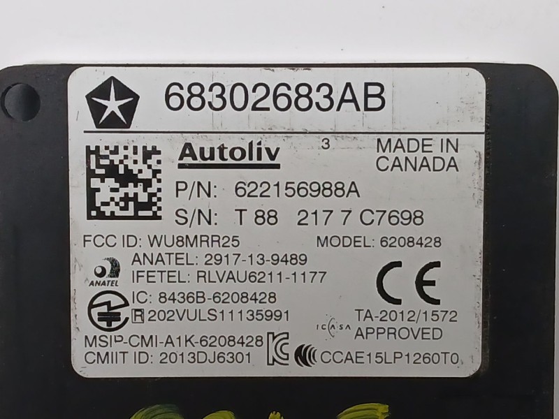 Recambio de modulo electronico para jeep cherokee (kl) 2.2 crd 4x4 referencia OEM IAM 68302683AB  