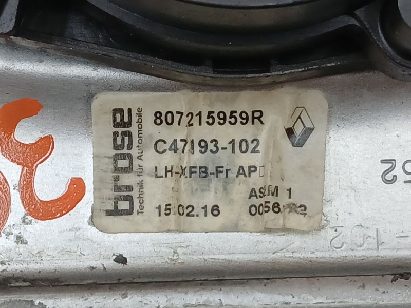 Recambio de elevalunas delantero izquierdo para renault megane iv hatchback (b9a/m/n_) 1.5 dci 90 (b9a1) referencia OEM IAM 8072