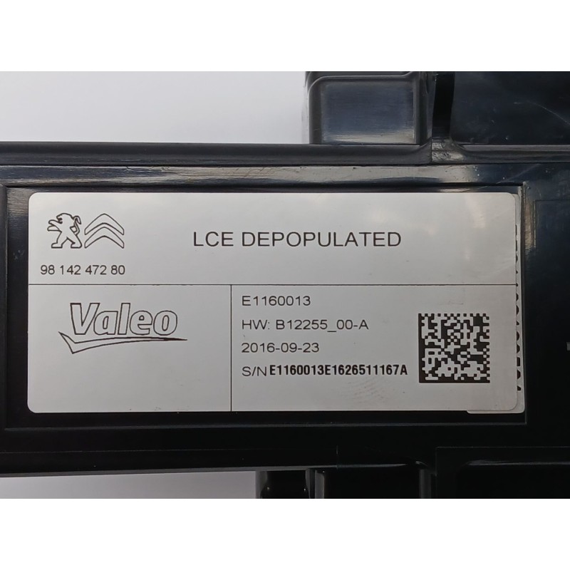 Recambio de conmutador de arranque para citroën c4 grand picasso ii (da_, de_) 2.0 bluehdi 150 referencia OEM IAM 9814247280  E1