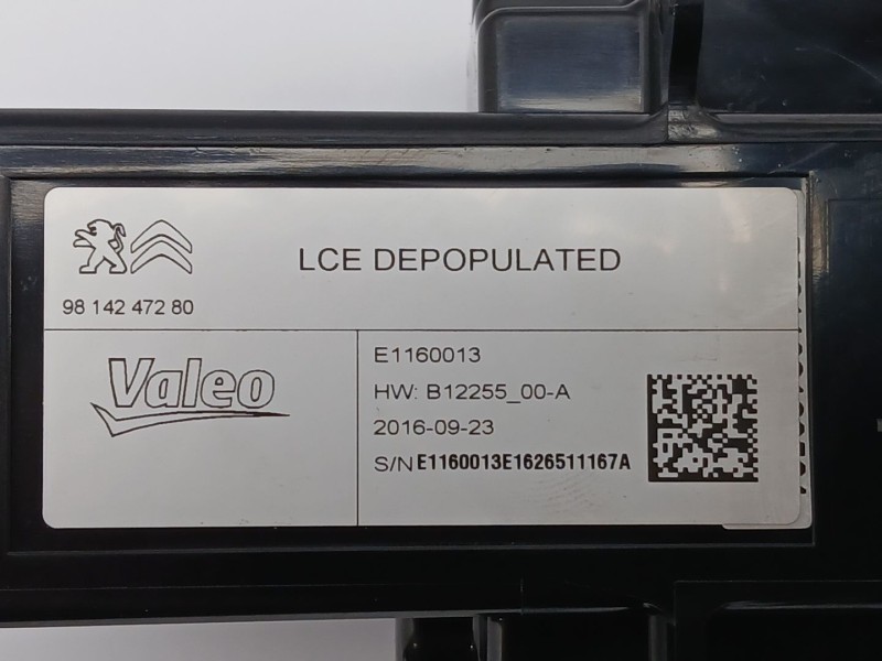 Recambio de conmutador de arranque para citroën c4 grand picasso ii (da_, de_) 2.0 bluehdi 150 referencia OEM IAM 9814247280  E1