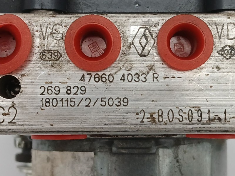 Recambio de abs para renault kadjar (ha_, hl_) 1.6 dci 130 referencia OEM IAM 476604033R 0265956527 0265259189