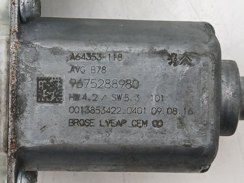 Recambio de elevalunas delantero izquierdo para citroën c4 grand picasso ii (da_, de_) 2.0 bluehdi 150 referencia OEM IAM 967592