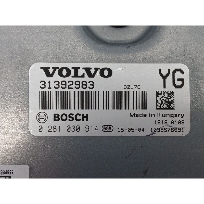 Recambio de centralita motor uce para volvo v60 i cross country (157) d4 polestar awd referencia OEM IAM 31392983  0281030914