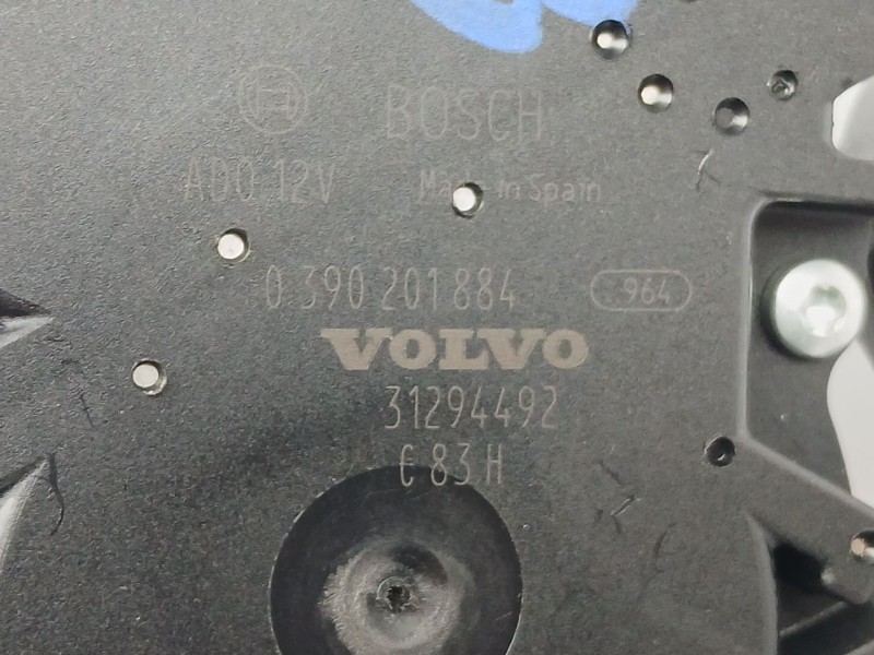 Recambio de motor limpia trasero para volvo v60 i cross country (157) d4 polestar awd referencia OEM IAM 31294492  0390201884