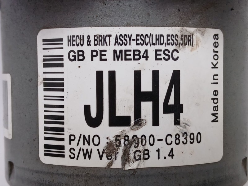 Recambio de abs para hyundai i20 ii (gb, ib) 1.0 t-gdi referencia OEM IAM 58900C8390 58920C8390 C858924650