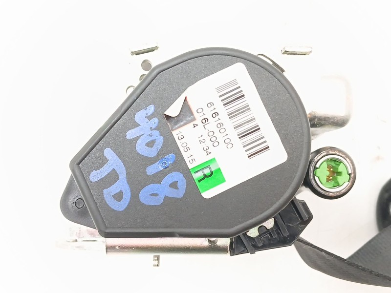 Recambio de cinturon seguridad trasero derecho para volvo v60 i cross country (157) d4 polestar awd referencia OEM IAM 39823325 