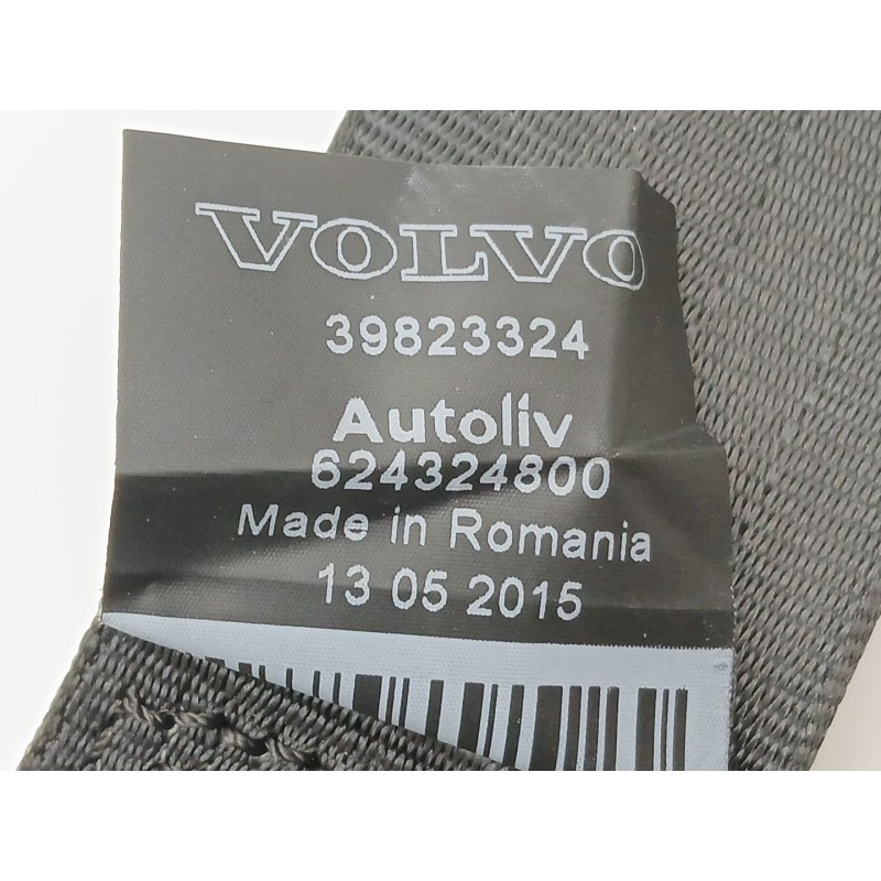 Recambio de cinturon seguridad trasero izquierdo para volvo v60 i cross country (157) d4 polestar awd referencia OEM IAM 3982332
