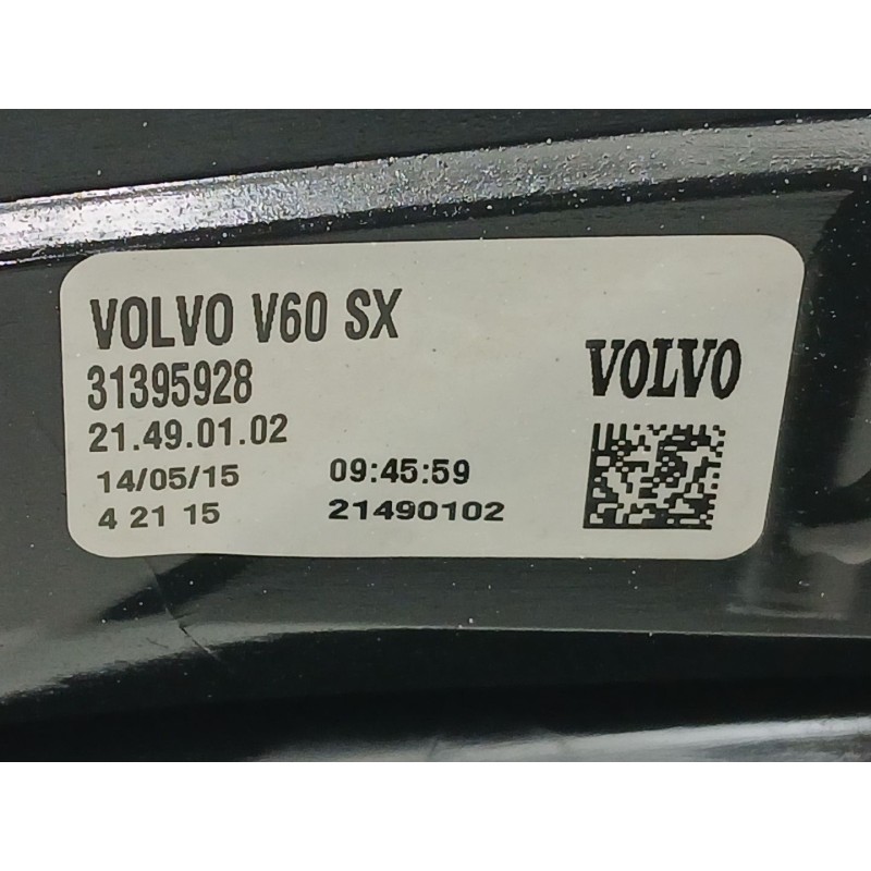 Recambio de piloto trasero izquierdo para volvo v60 i cross country (157) d4 polestar awd referencia OEM IAM 31395928  