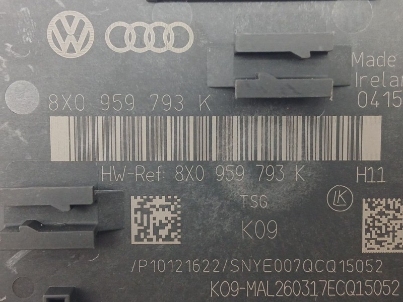 Recambio de modulo electronico para audi a1 sportback (8xf) 1.0 tfsi referencia OEM IAM 8X0959793K  