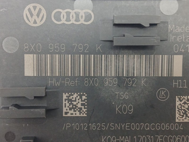 Recambio de modulo electronico para audi a1 sportback (8xf) 1.0 tfsi referencia OEM IAM 8X0959792K  