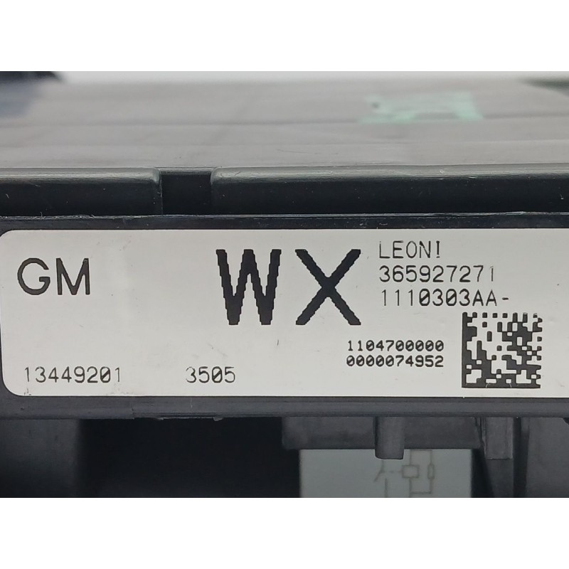Recambio de caja reles / fusibles para opel astra k (b16) 1.6 turbo (68) referencia OEM IAM 13449201 1110303AA 365927271