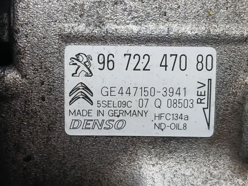 Recambio de compresor aire acondicionado para peugeot 208 i (ca_, cc_) 1.2 vti 82 referencia OEM IAM 9672247080  GE4471503941