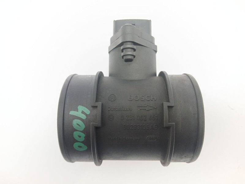 Recambio de caudalimetro para chrysler voyager iv (rg, rs) 2.5 crd referencia OEM IAM 0281002451  05293155AB