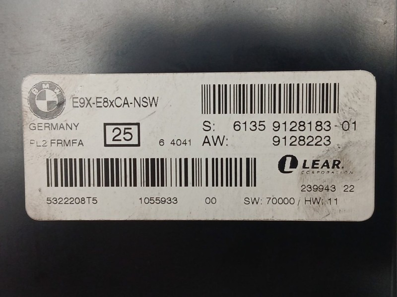 Recambio de modulo electronico para bmw 1 (e87) 118 i referencia OEM IAM 6135912818301  