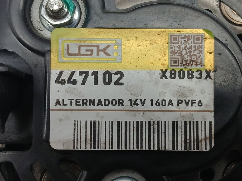 Recambio de alternador para chrysler voyager iv (rg, rs) 2.5 crd referencia OEM IAM 447102  