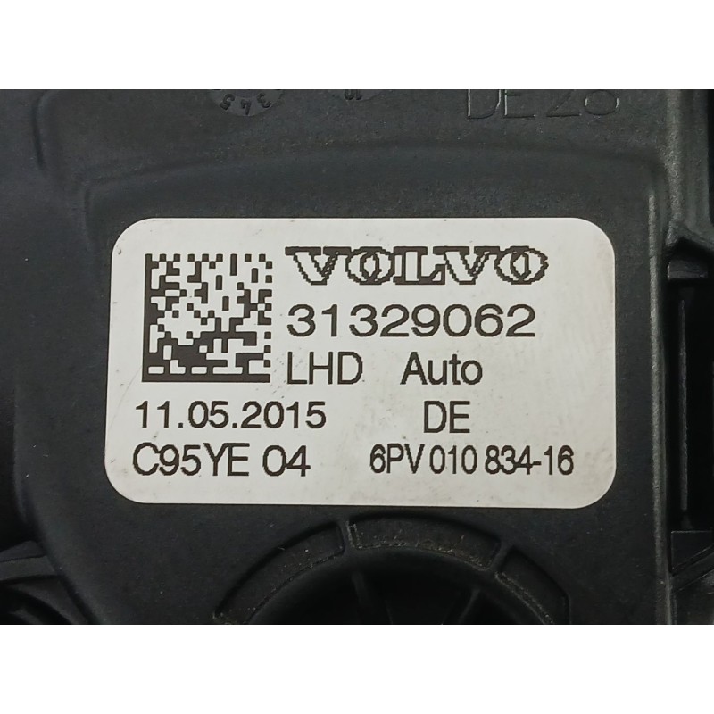 Recambio de potenciometro pedal para volvo v60 i cross country (157) d4 polestar awd referencia OEM IAM 31329062  6PV01083416