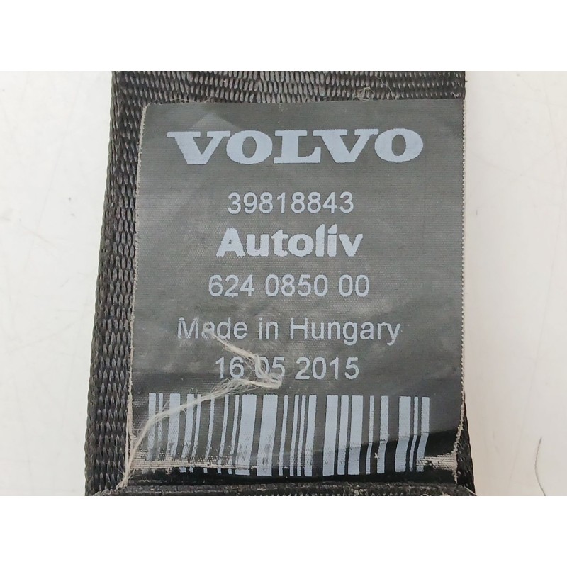 Recambio de cinturon seguridad delantero derecho para volvo v60 i cross country (157) d4 polestar awd referencia OEM IAM 3981884