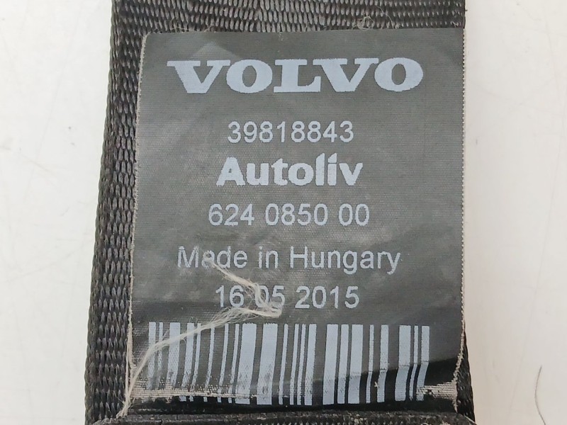 Recambio de cinturon seguridad delantero derecho para volvo v60 i cross country (157) d4 polestar awd referencia OEM IAM 3981884