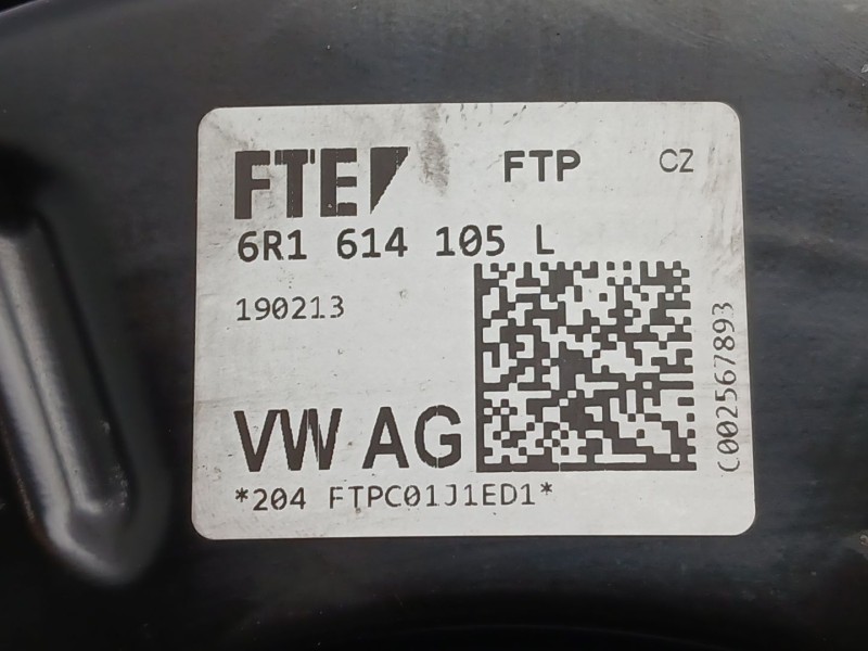 Recambio de servofreno para volkswagen polo (6r1) advance referencia OEM IAM 6R1614105L  