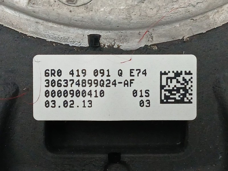 Recambio de volante para volkswagen polo (6r1) advance referencia OEM IAM 6R0419091QE74  