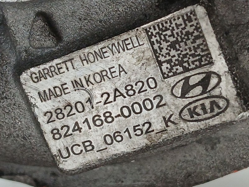 Recambio de turbocompresor para kia carens iv 1.7 crdi referencia OEM IAM 282012A820 282352A610 8241680002