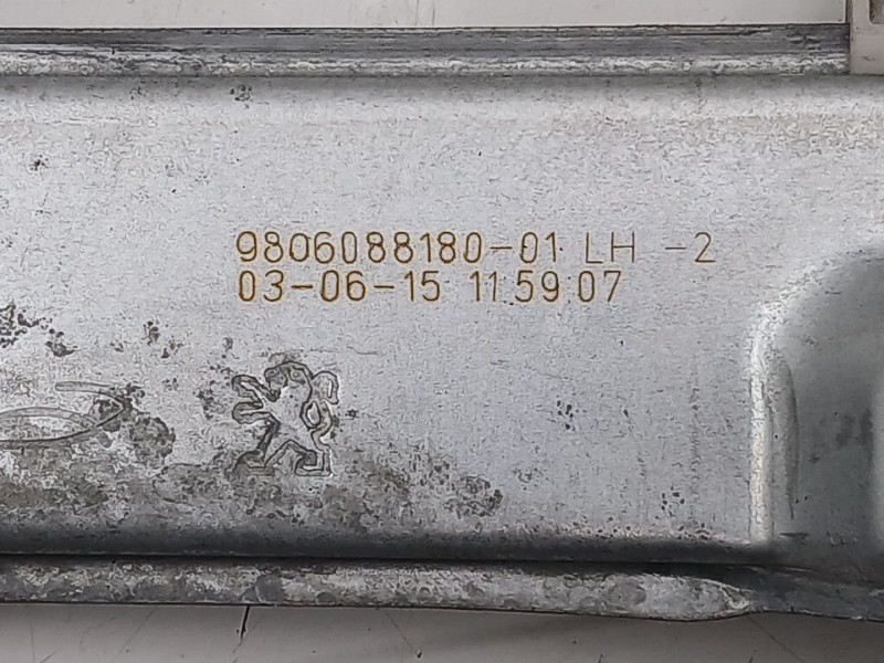Recambio de elevalunas delantero izquierdo para peugeot 2008 i (cu_) 1.6 bluehdi 100 referencia OEM IAM 9806088180 0130822969 98